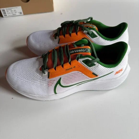 NIKE Air Zoom Pegasus 40 FAMU Running Shoe - Florida A&M University - Men's 10 - Picture 4 of 9